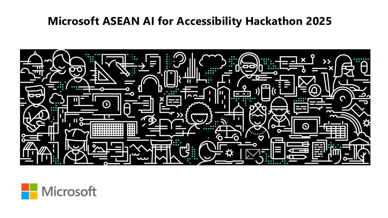 Microsoft ASEAN AI4A Hackathon 2025 Banner