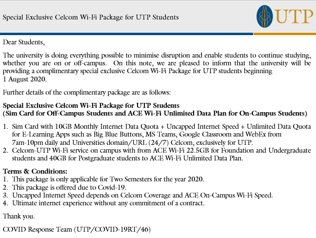 COVID-19 - Special Exclusive Celcom Wi-Fi Package for UTP Students.png