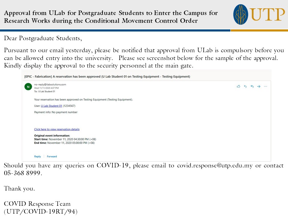 COVID-19 Updates 11 Nov ULab Approval for Research Works for Postgraduate Students during the CMCO.jpg