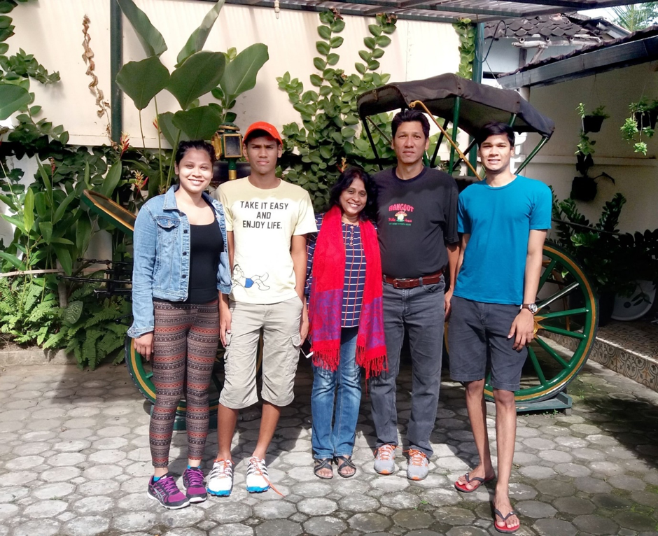 Encouraged to make choices: From left, Kayshvina, Yuvernash, Gowry, Gopalerkrishnan and Lashwin.